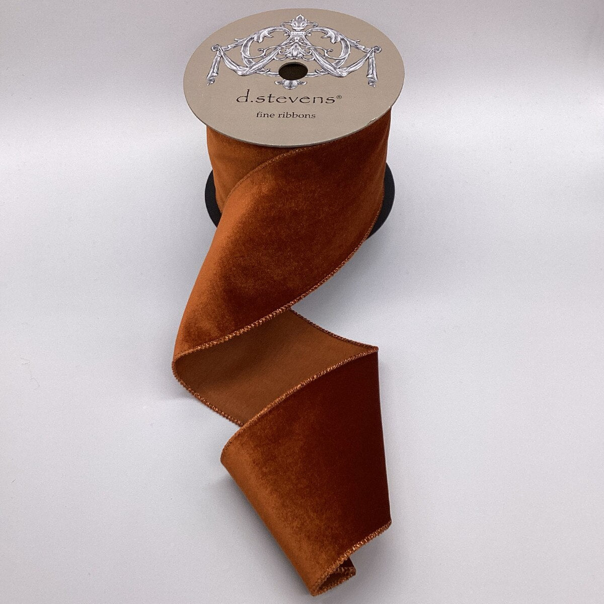 Copper Velvet Satin Back Ribbon 4 Inch x 10 Yards