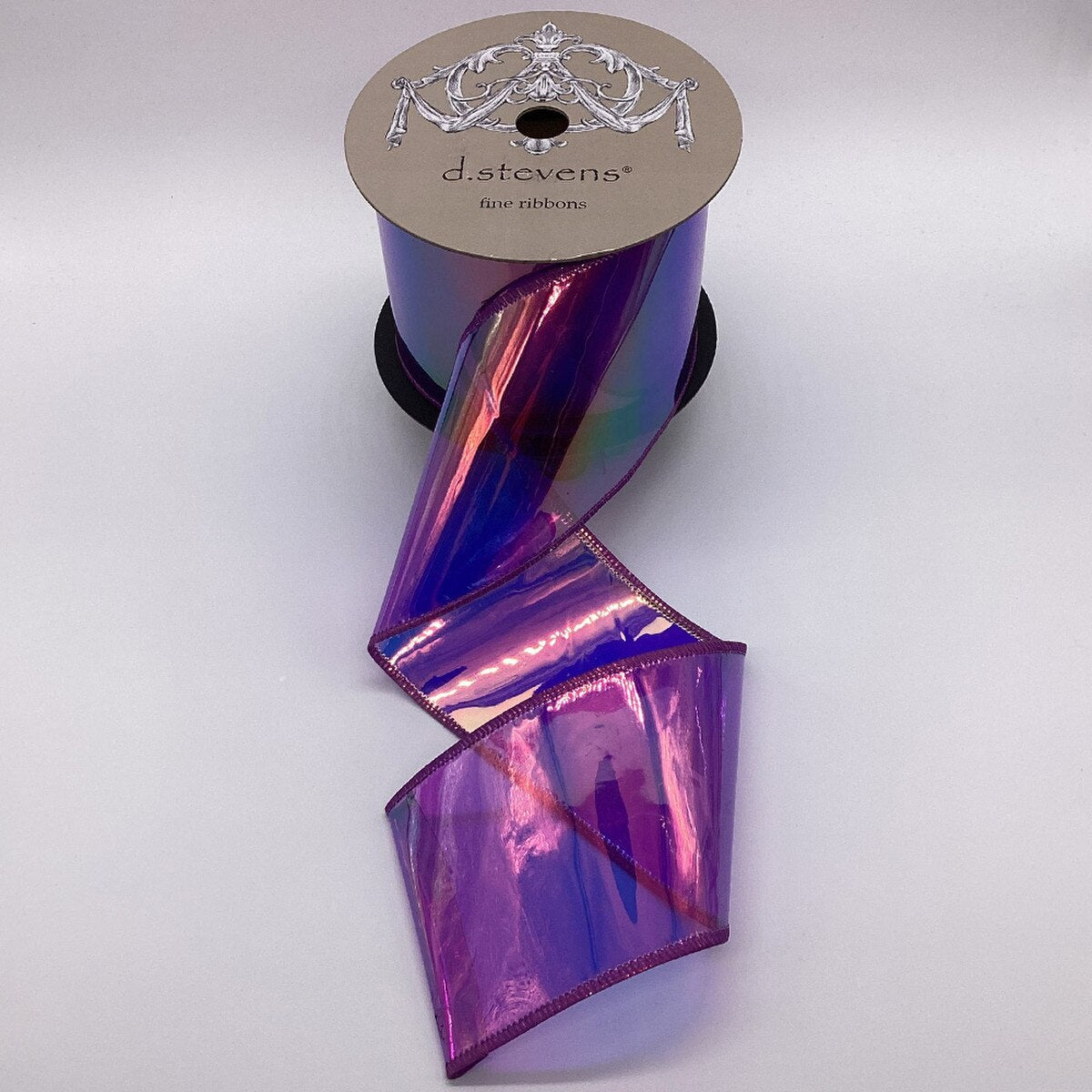Venturous Violet Pvc Jelly Bean Ribbon 4 Inch x 10 Yards
