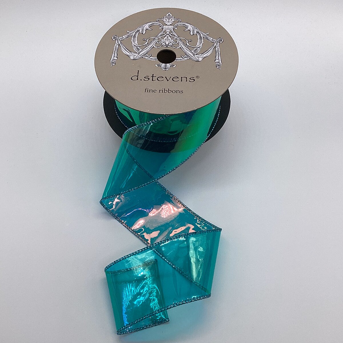 Teal Pvc Jelly Bean Ribbon 2.5" x 10 Yds