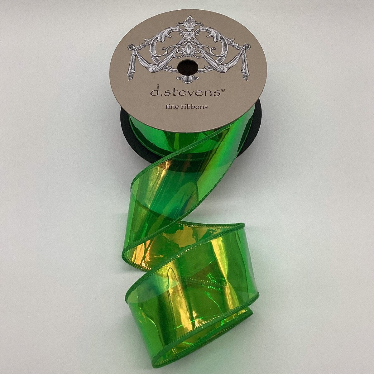 Electric Green Pvc Jelly Bean Ribbon 2.5 Inch x 10 Yds