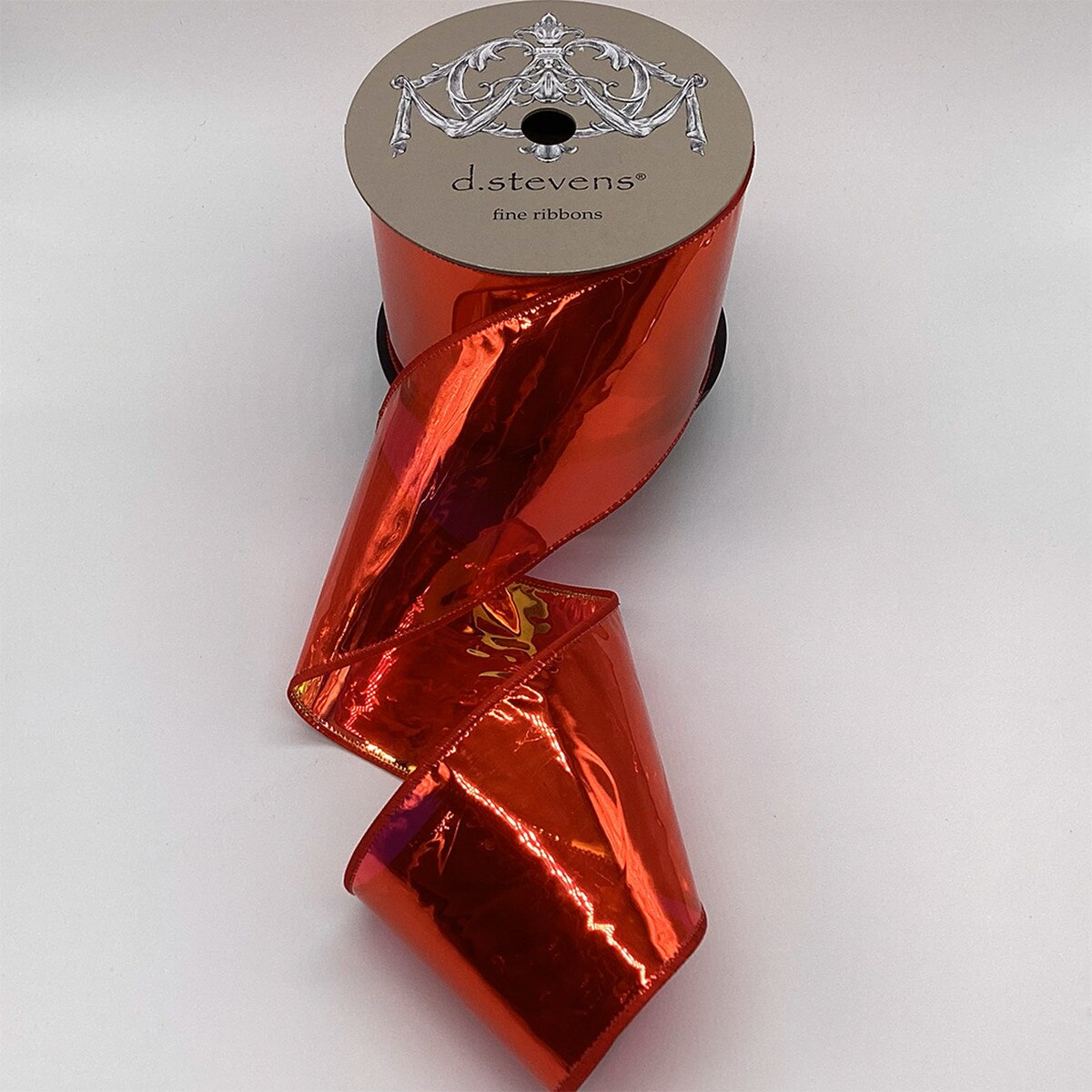 Radical Red Pvc Jelly Bean Ribbon 4 Inch x 10 Yards