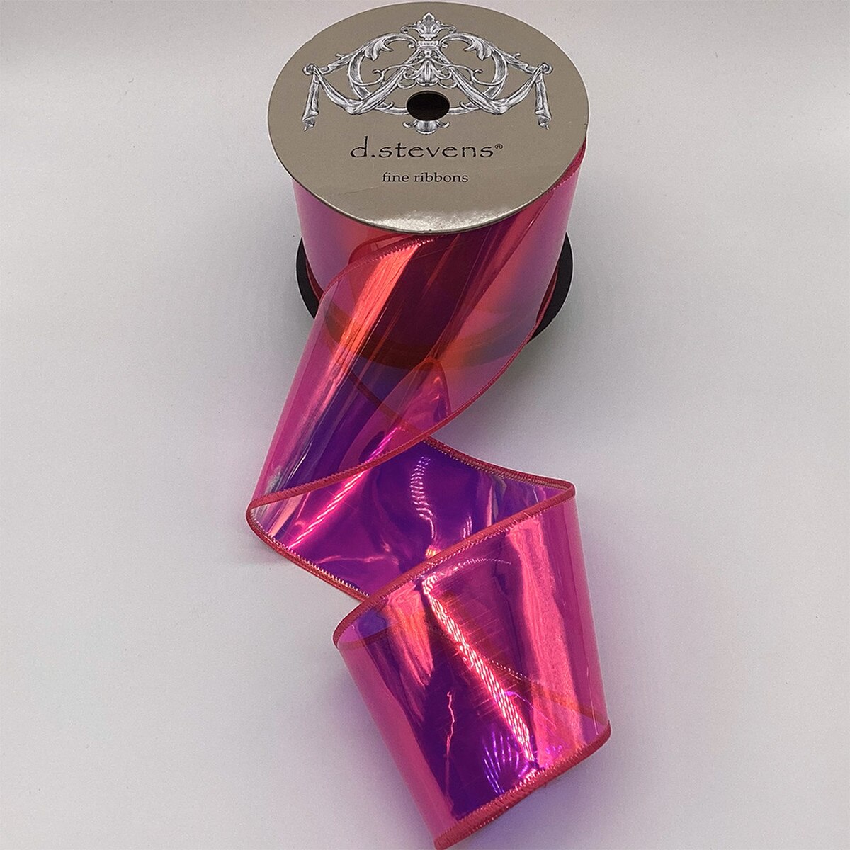 Shocking Pink Pvc Jelly Bean Ribbon 4" x 10 Yds