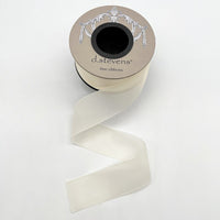 Ivory Chiffon Ribbon 1.5 Inch Filament Edge 25 Yards