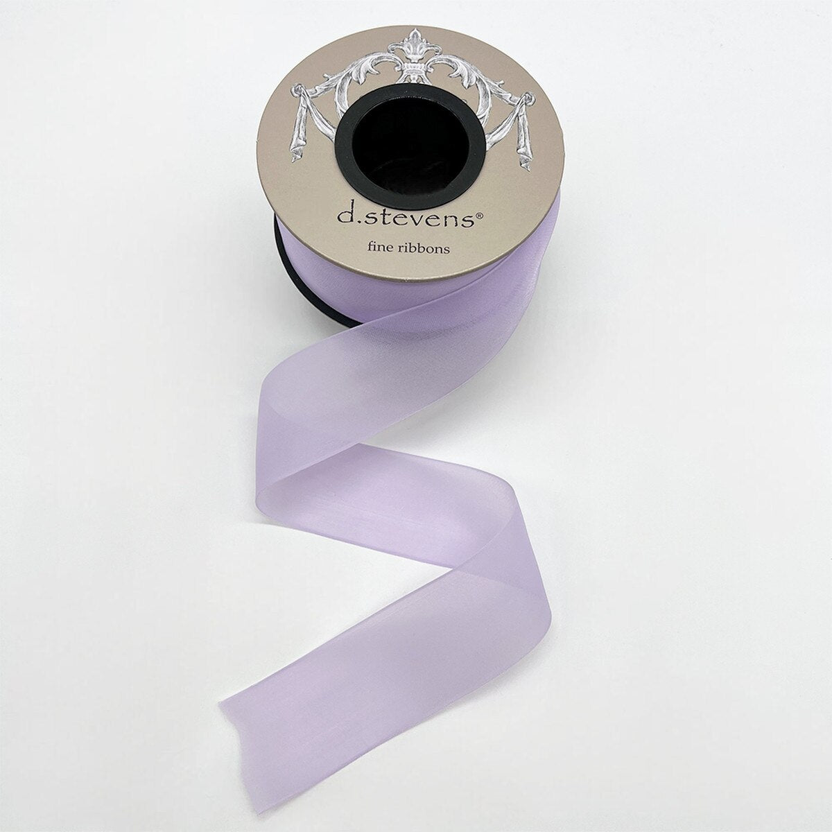 Lavender Chiffon Filament Edge Ribbon 1.5" x 25 Yds