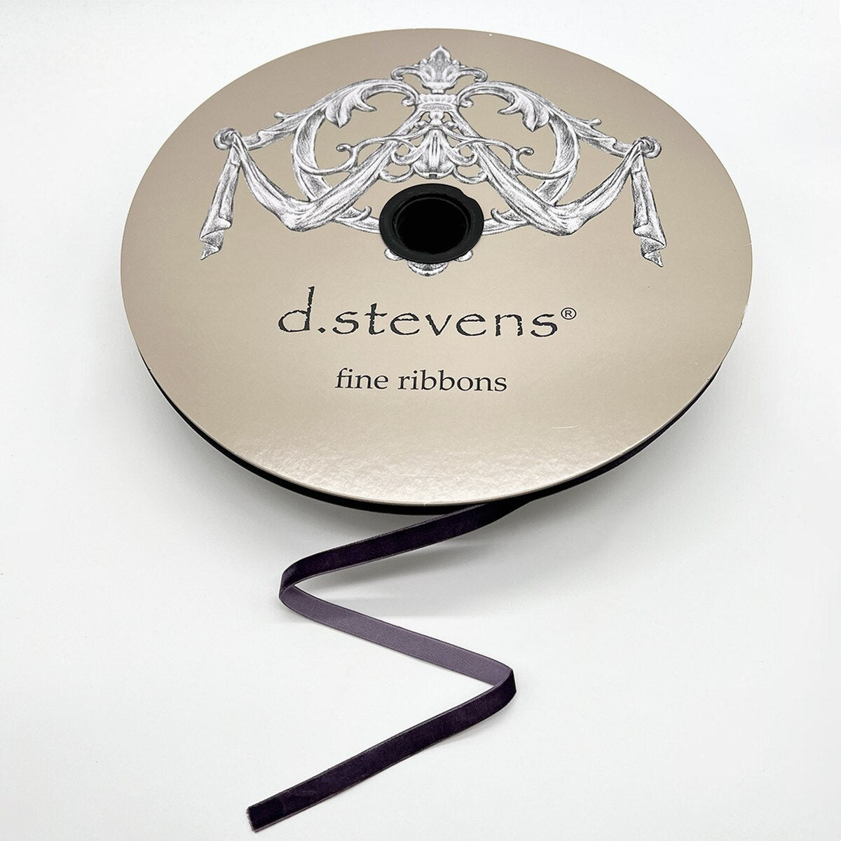 Voss Velvet Ribbon 8" X 50 Yds Eggplant Color