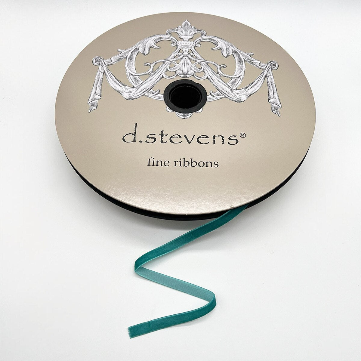 Teal Velvet Ribbon 8 Inches X 50 Yards