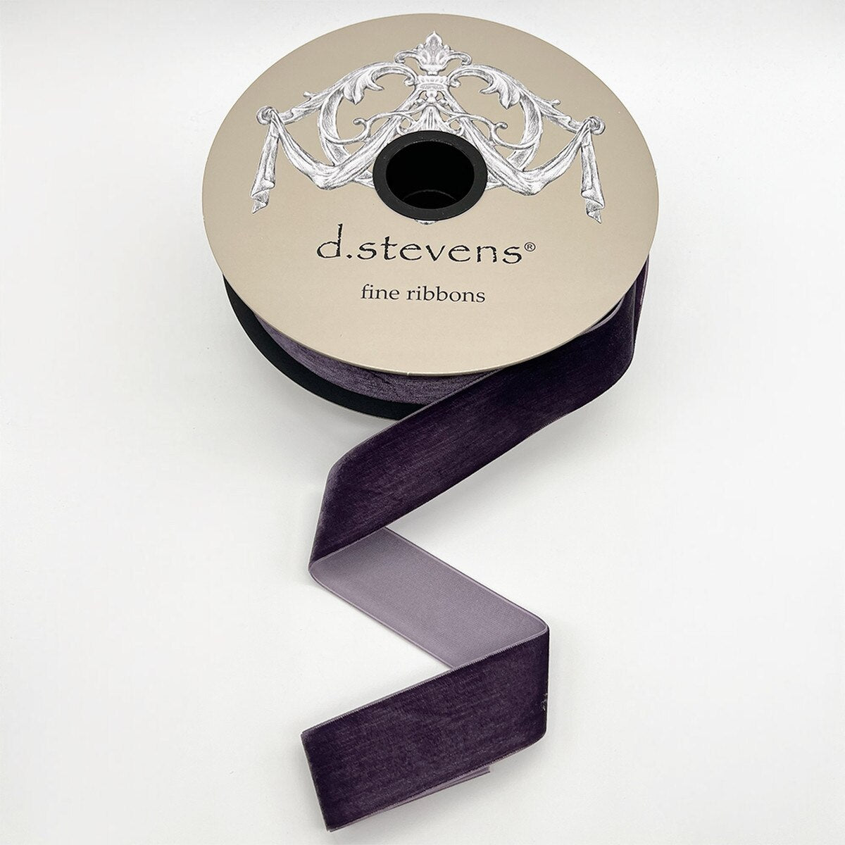 Eggplant Velvet Ribbon 1.5 Inch x 20 Yards