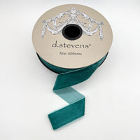 Teal Velvet Ribbon 1.5 Inch x 20 Yards