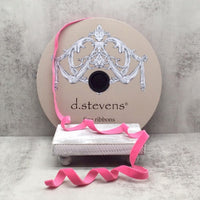 Voss Velvet Ribbon 8 Inch Rose Pink 20 Yards