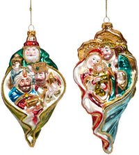 Nativiry Scene Ornament, Assortment of 2 - 6 to 7 Inches