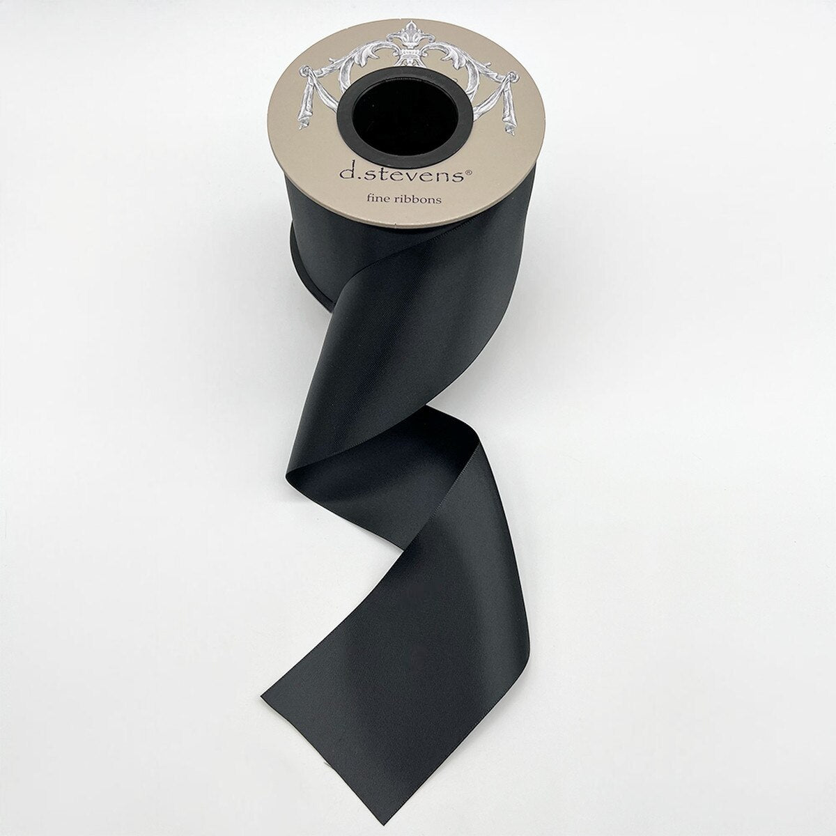 Black Satin Ribbon 2.5 Inch by 25 Yards