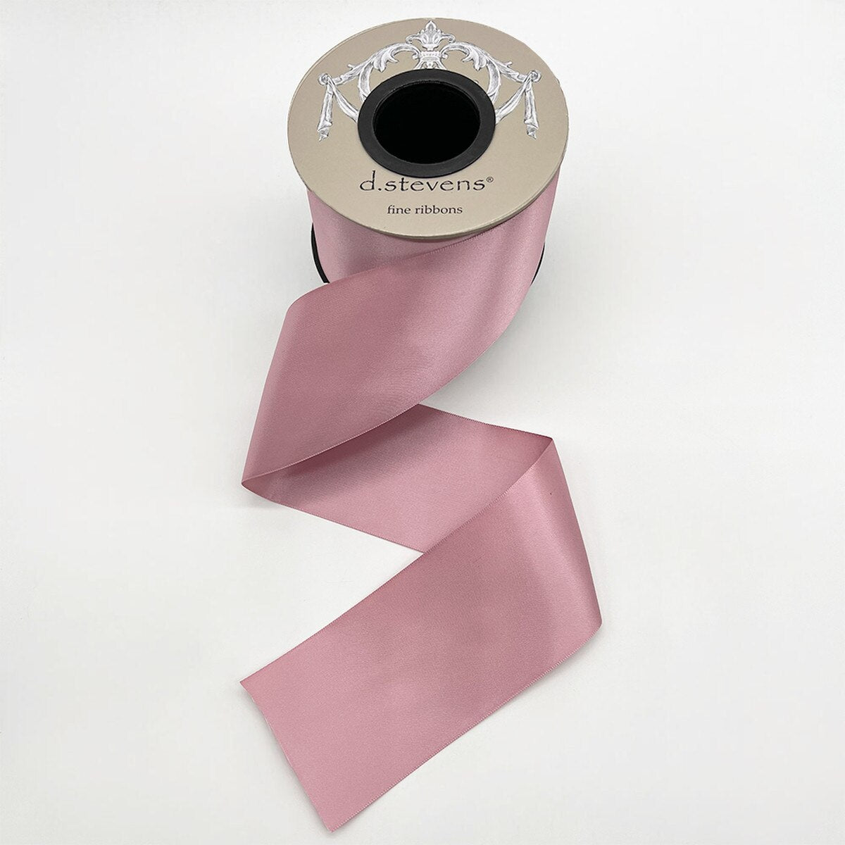 Rosy Mauve Luxe Satin Ribbon 2.5" x 25 Yds