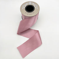 Rosy Mauve Luxe Satin Ribbon 2.5