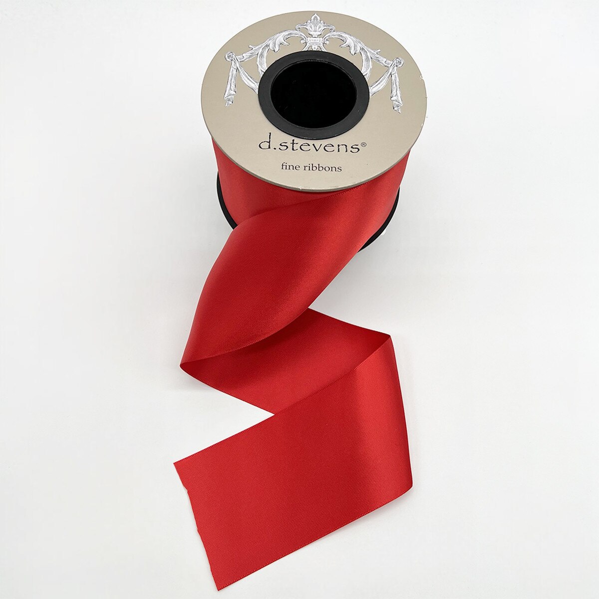 True Red Luxe Satin Ribbon 2.5 Inch x 25 Yards