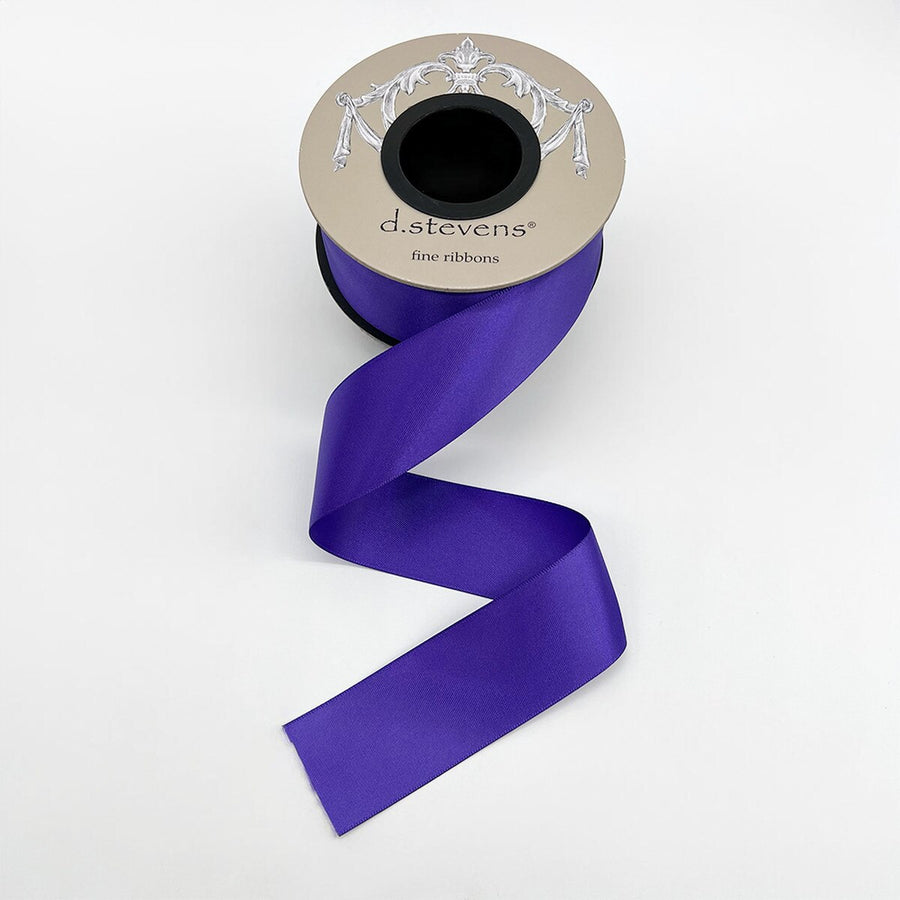 Regal Purple Satin Ribbon 1.5 Inch x 25 Yards