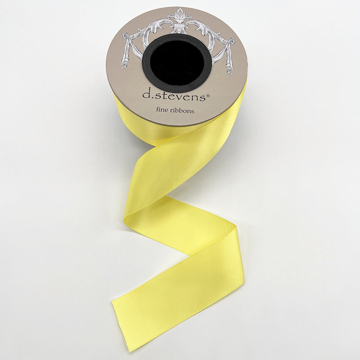Luxe Satin Ribbon 1.5 Inch Lemon 25 Yards