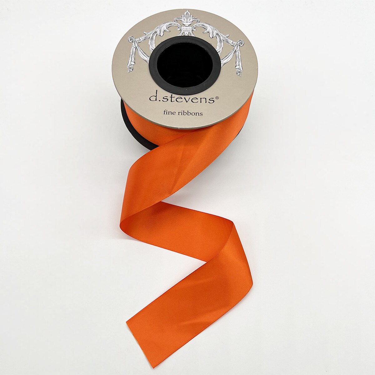 Autumn Orange Luxe Satin Ribbon 1.5 Inch x 25 Yards