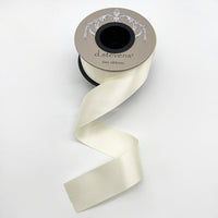 Ivory Satin Ribbon 1.5 Inch by 25 Yards