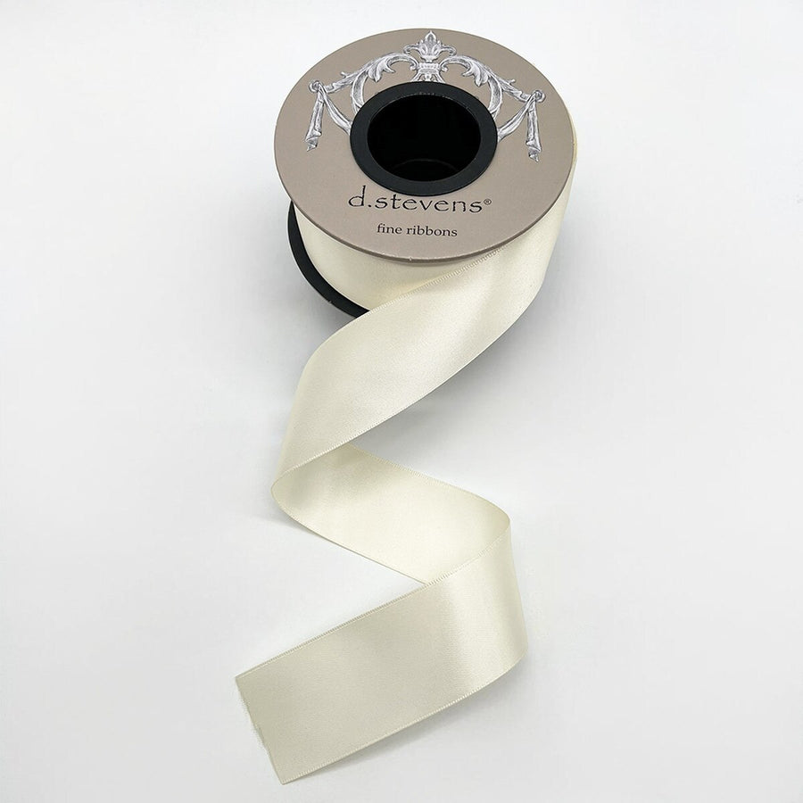 Ivory Satin Ribbon 1.5 Inch by 25 Yards