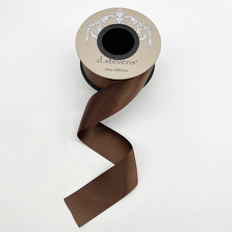 Satin Brown Ribbon 1.5 Inch x 25 Yards