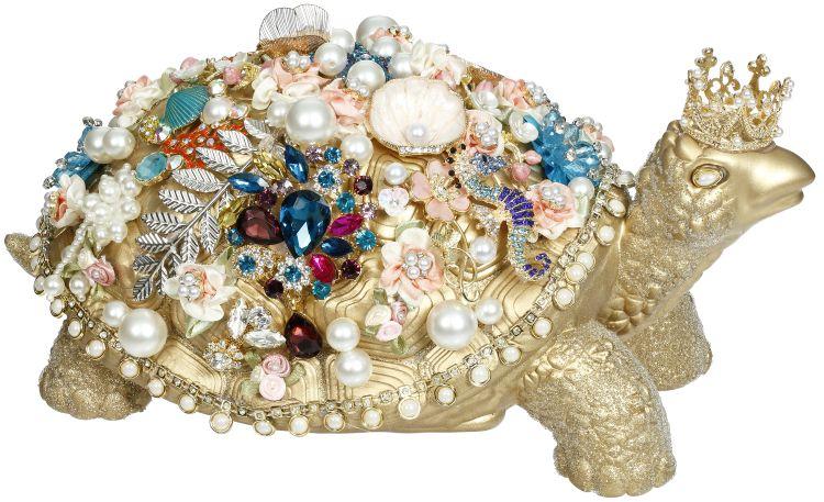 Jeweled Turtle, Large - 12 x 5.5 Inches