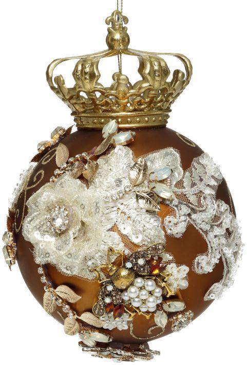 Crown Jewels Ornament, Copper - 7 Inches