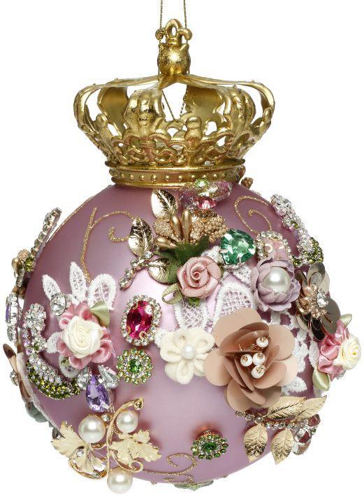 Crown Jewels Ornament, Purple - 7 Inches