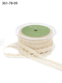 7/8 Inch Crochet Ribbon – 361-78-09 IVORY