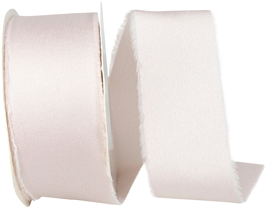 Sideshow 1-1 2 Inch Frayed Edge Silk Touch Ribbon for Wreaths & Bows