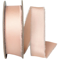 Petal 1 Inch Frayed Edge Silk Touch Ribbon for Wreaths & Bows