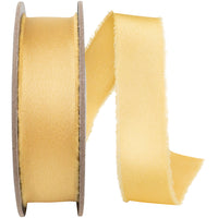 Raw 1 Inch Frayed Edge Silk Touch Ribbon for Wreaths & Bows