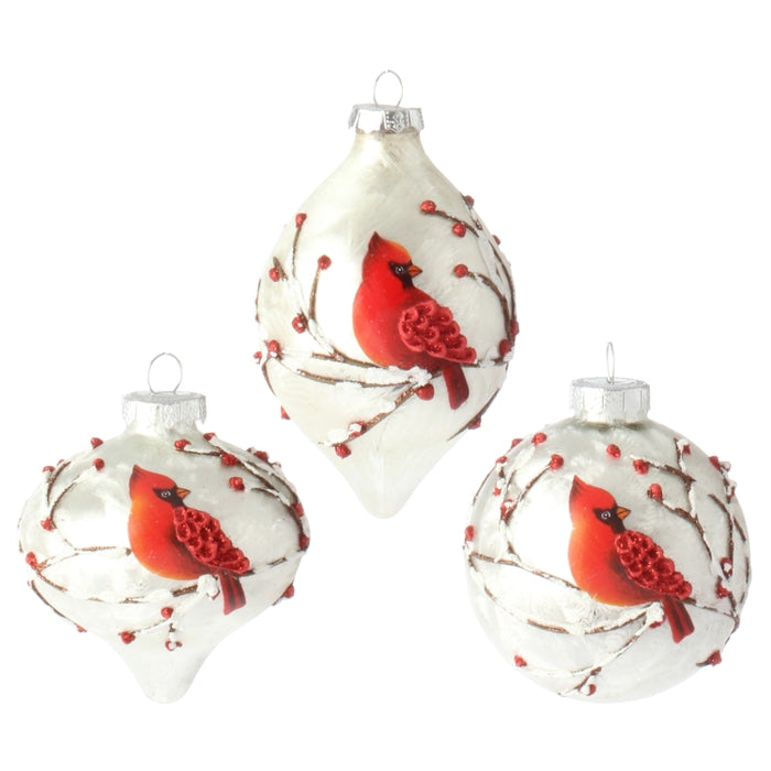 3" Cardinal Ornament