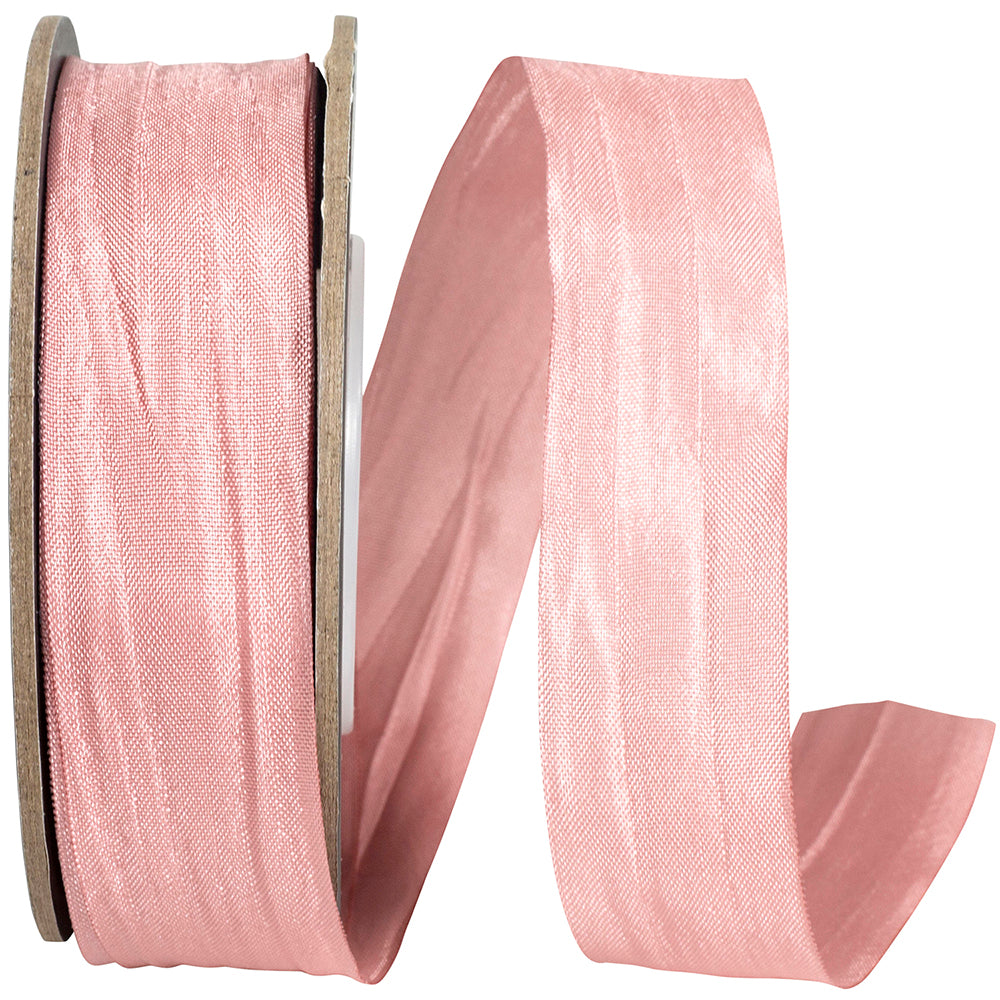 Mauve 7 8 Inch Crinkle Iridescence Ribbon for Wreaths & Bows