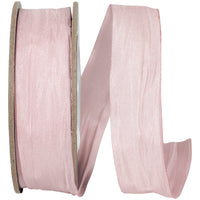 Light 7 8 Inch Crinkle Iridescence Ribbon for Wreaths & Bows