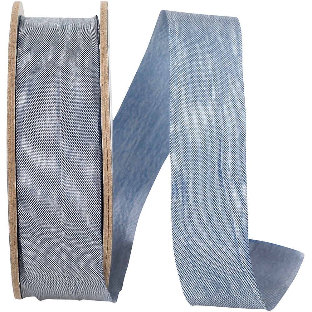 Bluestone 7 8 Inch Crinkle Iridescence Ribbon for Wreaths & Bows