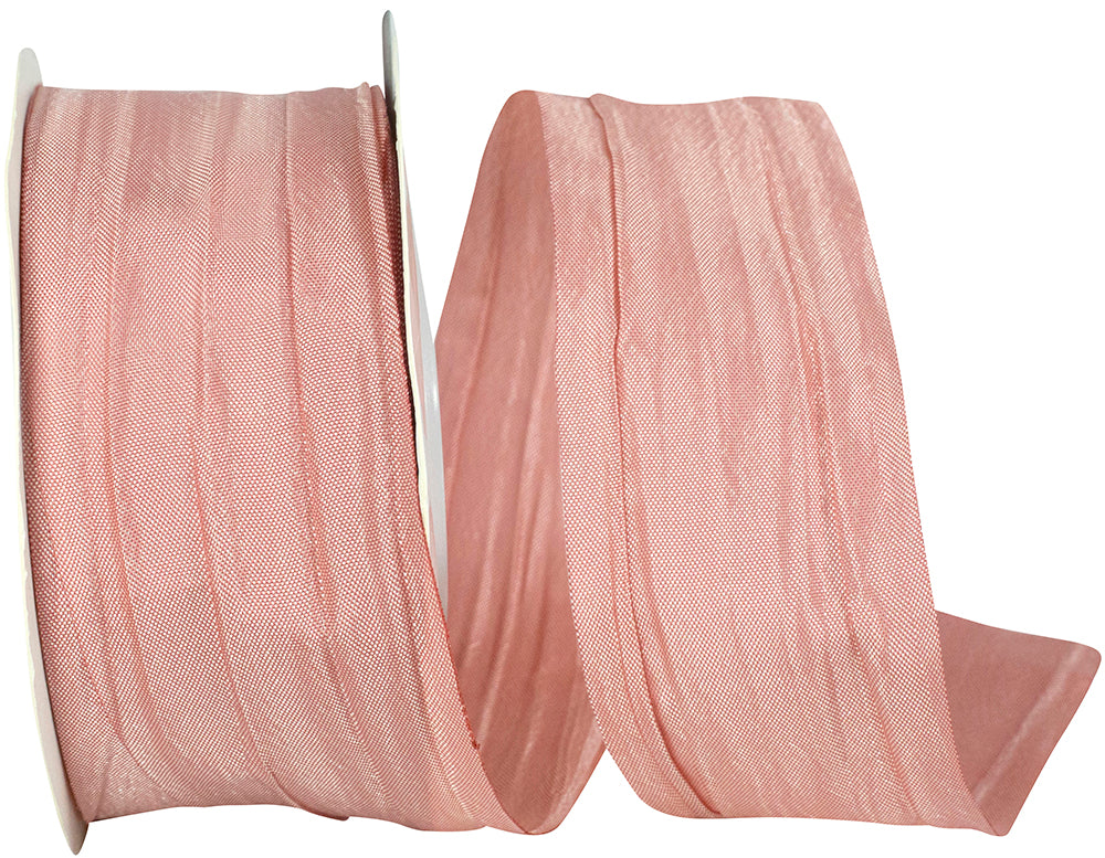 Rose 1-1 2 Inch Crinkle Iridescence Ribbon for Wreaths & Bows