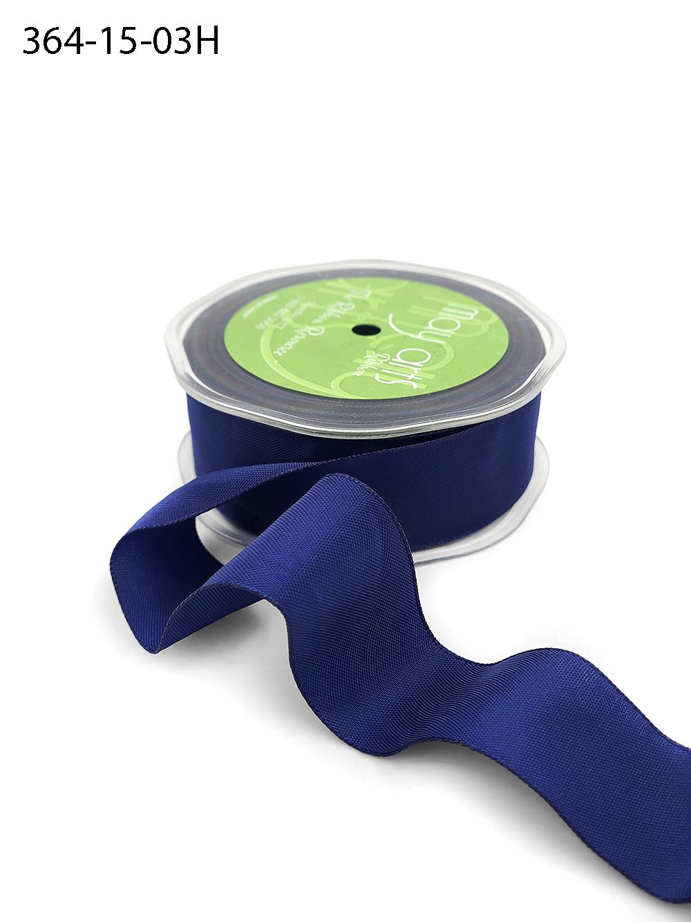 1.5 Inch Taffeta Ribbon with Wired Edge – 364-15-03H NAVY
