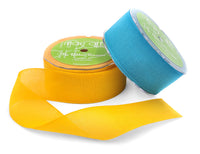 1.5 Inch Faux Linen Ribbon with Woven Edge