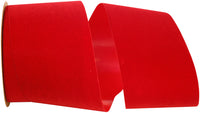 Holiday Velvet Outdoor Ribbon 4 Inch Polypro 25Yds