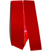 Holiday Velvet Outdoor Ribbon 2-1/2 Inch Polypropylene