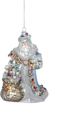 Night Before Christmas Santa Ornament - 8 Inches