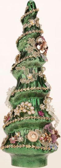 Jeweled Christmas Tree, Green- 15 Inches