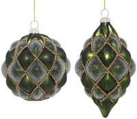 Quilted Ornament, Box of 6 - 4 Inches