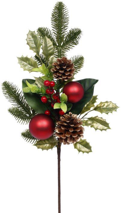 Pinecone Berry Spray, Box of 4 - 20 Inches