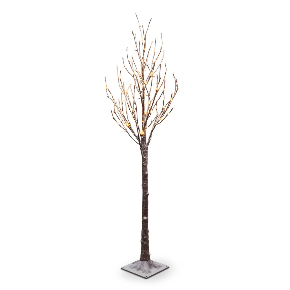 5.5'  Lighted Snowy Tree