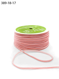 1/8 inch Velvet String Cord Ribbon with Woven Edge – 389-18-17 PINK