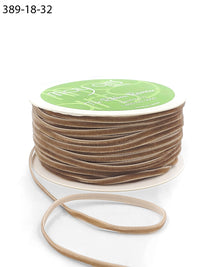 1/8 inch Velvet String Cord Ribbon with Woven Edge – 389-18-32 ANTIQUE GOLD