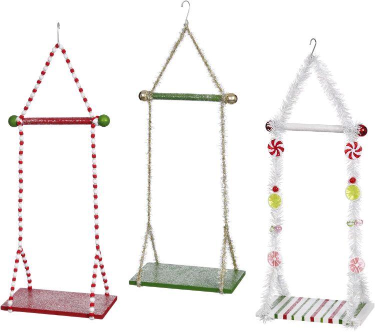 Double Elf Swing, Small - 10x24 Inches - Assortment of 3