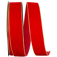 Antique Velvet Wired Edge Ribbon 2-1/2 Inch for Wreaths