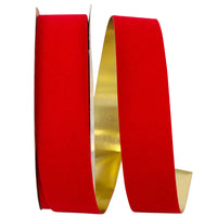 Outdoor Polypro Ribbon 1-3/8 Inch Velvet Gold Back